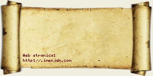 Jagoda Nastić vizit kartica